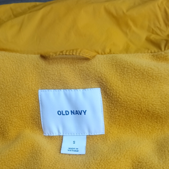 North Carolina A&T Big Logo Yellow Blue Puffer Vest Men's Size Small - Picture 4 of 6